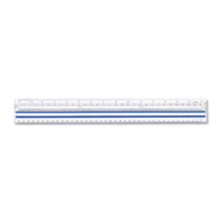 Officespace Computer Ruler- Center Magnifies- 15in. Long- Acrylic OF18402